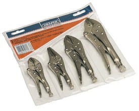 Draper 35373 Locking Pliers Set (4 Piece)