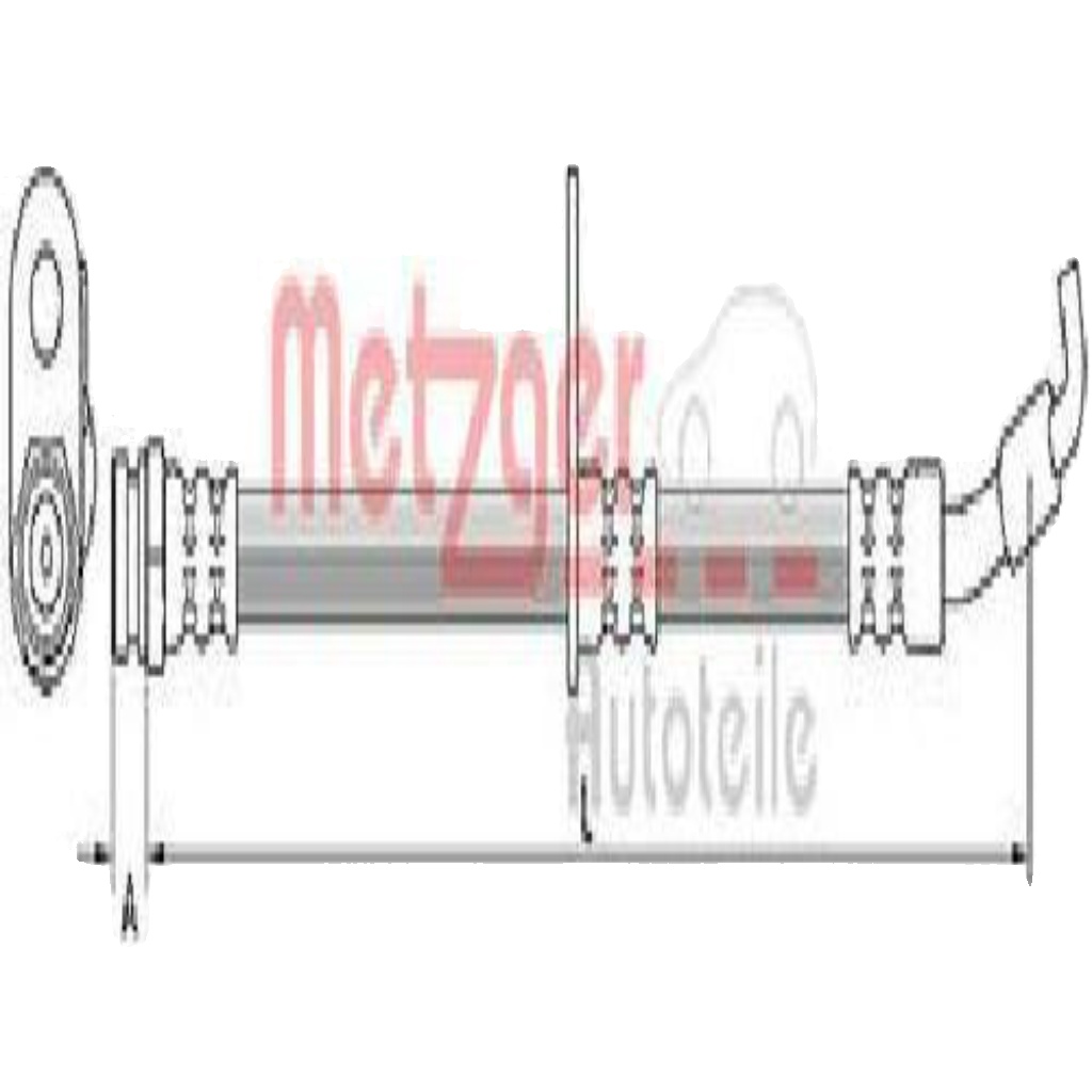 Original Brake Hose 4110875 for Mazda