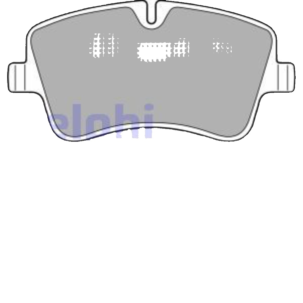 LP1696 DELPHI Brake Pad Set, disc brake for MERCEDES-BENZ