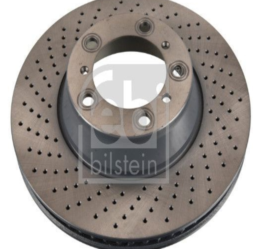 Febi Bilstein Brake Disc 44060 Fits Porsche Rear Axle Left - OE Performance