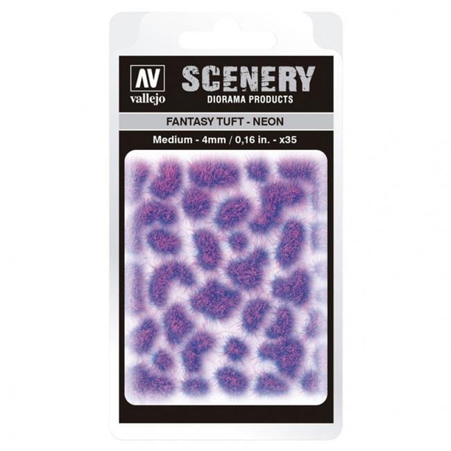VALSC430 - AV Vallejo Scenery - Fantasy Tuft - Neon, Medium: 4mm