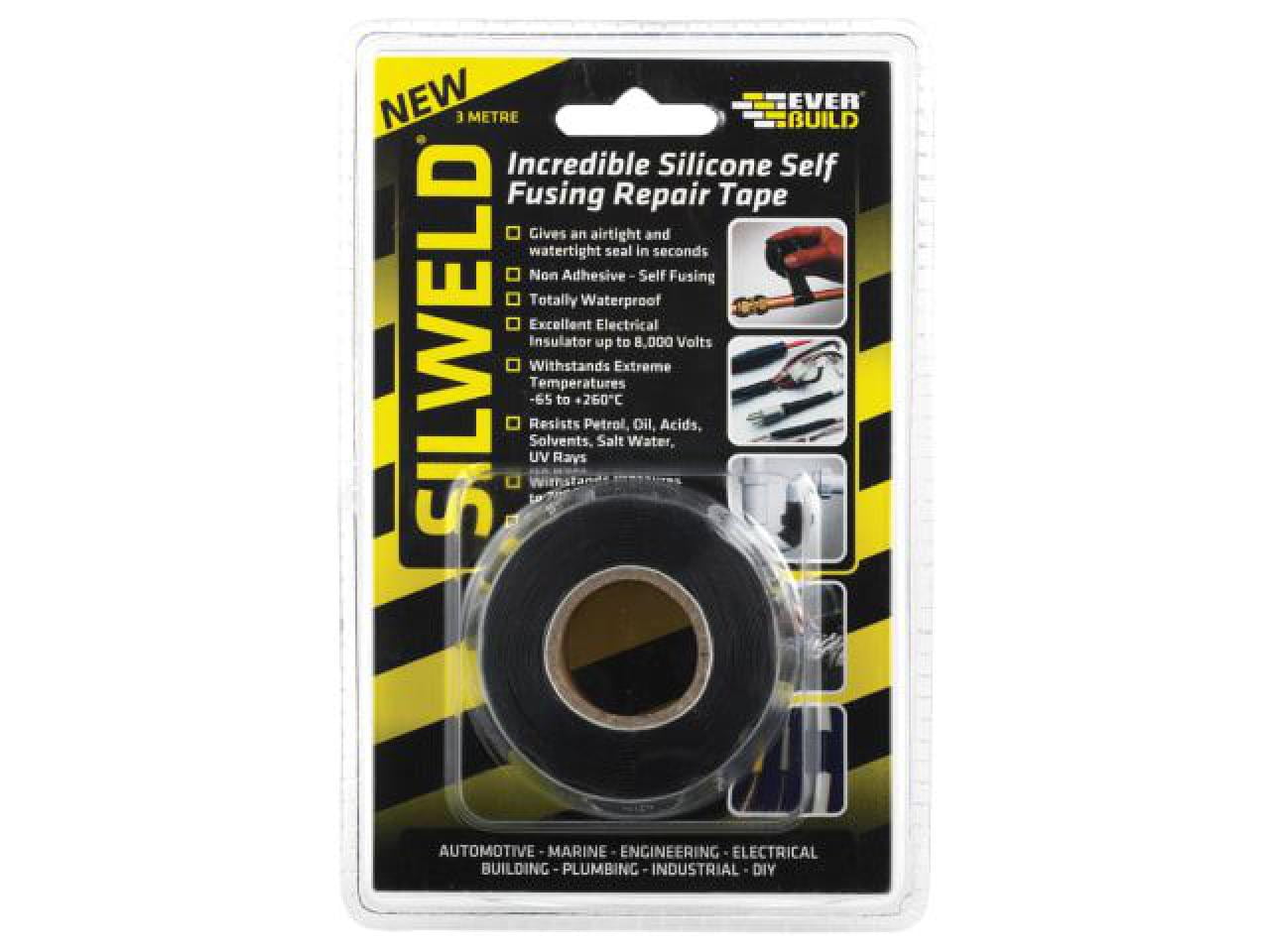 Pipe Repair Tape Plumber Burst Pipe Waterproof Silicone Tape Self Amalgamating