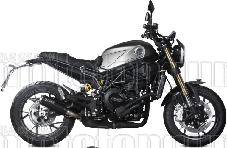 Auspuff BENELLI LEONCINO 800 2022 2023 MIVV X-m1 Schwarz