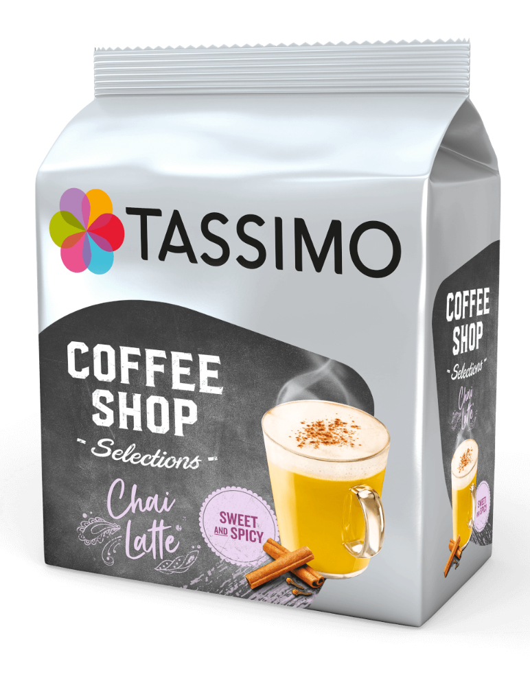 Tassimo Chai Latte Coffee Pods 5 packs (50 drinks)