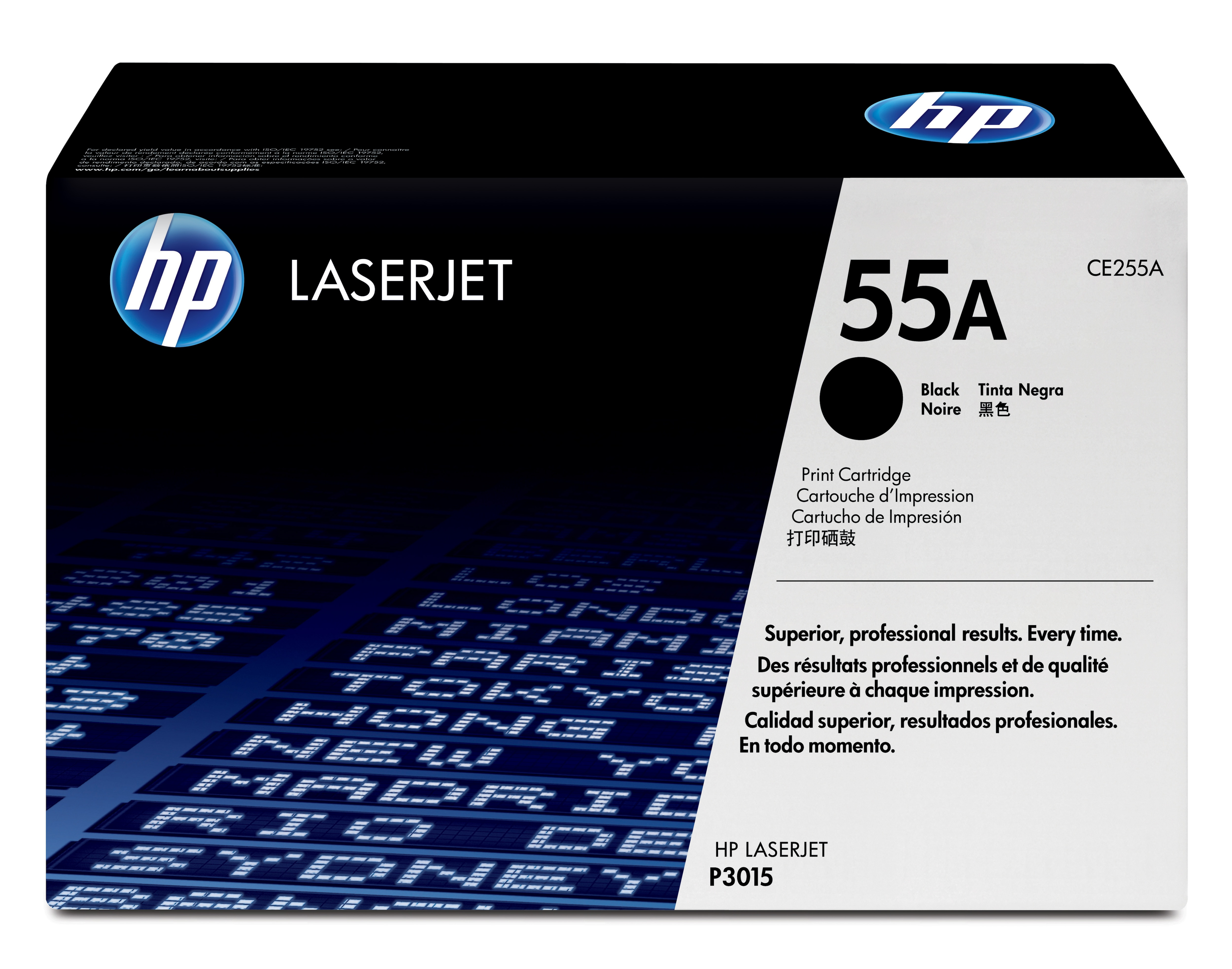 HP 55A Black Original LaserJet Toner Cartridge - CE255A