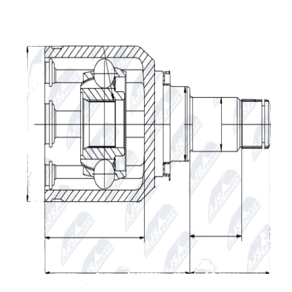 Fits NTY NPW-ME-007 INNER JOINT MERCEDES A-CLASS 169 2003-, B-CLASS 2 ⭐UK Stock⭐