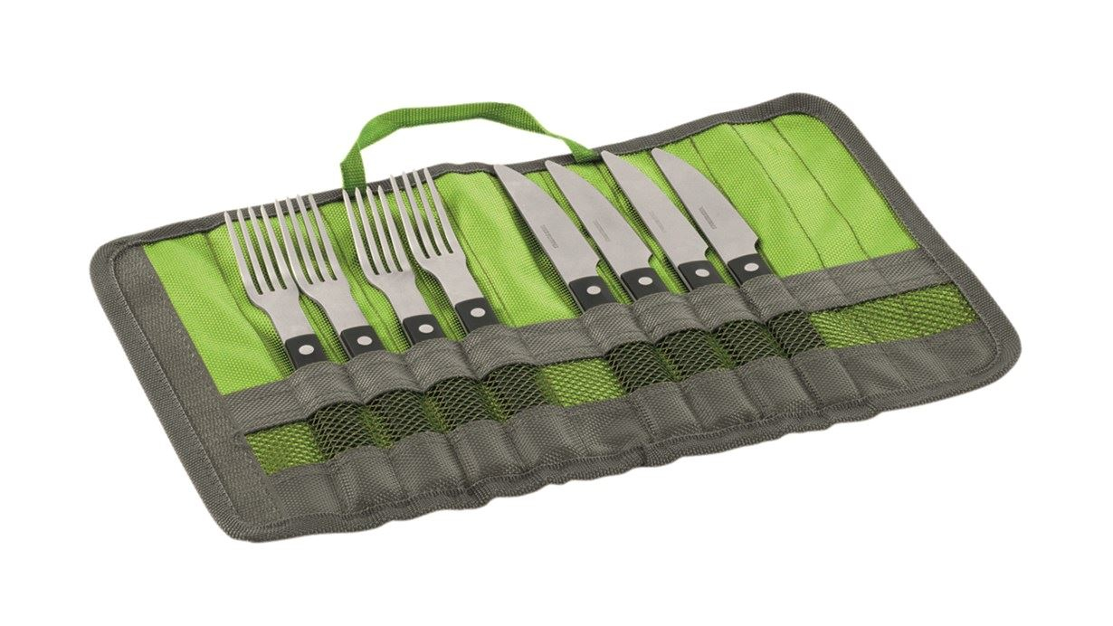 Outwell BBQ Cutlery Set 8 Piece Stainless Steel