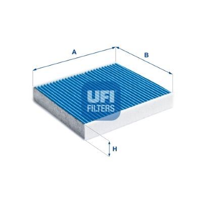 Cabin filter with antibacterial action 34.158.00 UFI for VOLVO FORD - Image 5