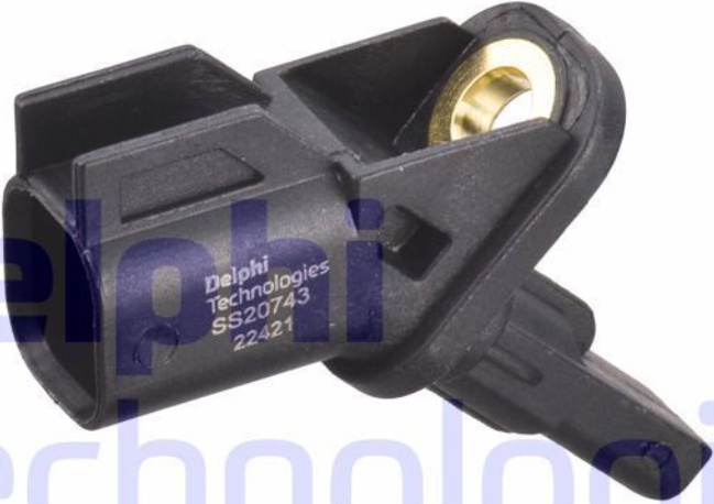 SS20743 DELPHI SENSOR, WHEEL SPEED FRONT AXLE FOR FORD