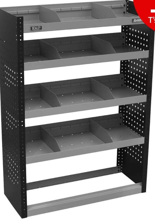 Sealey APMSV01 Superline PRO Modular Flat Shelf Van Storage Unit 925mm
