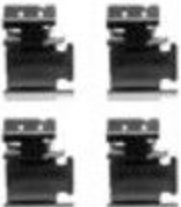 DELPHI LX0354 Accessory Kit, disc brake pad for ABARTH,ALFA ROMEO,AUDI,CITROËN,F