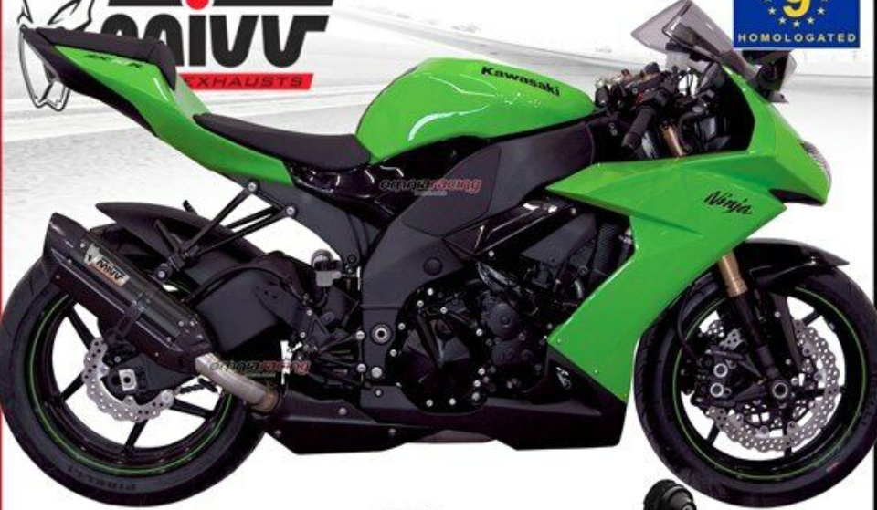 Komplette Aupuff KTM RC 390 2016 MIVV Gp Schwarz