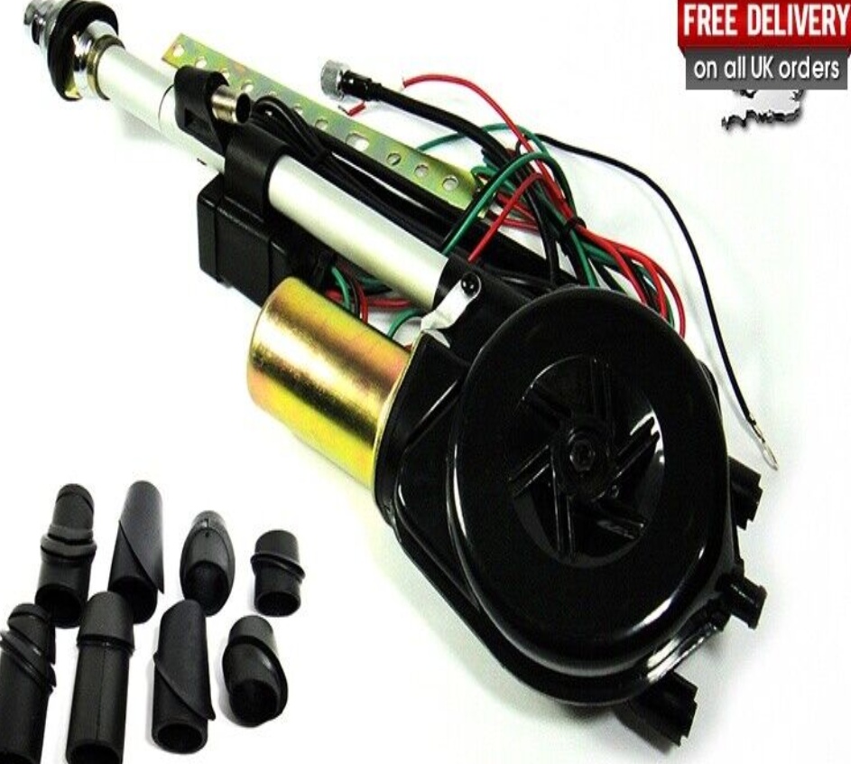 Electric Aerial Antenna Radio For Volvo 240 260 264 760 850 940 C70 S40 Mast Kit