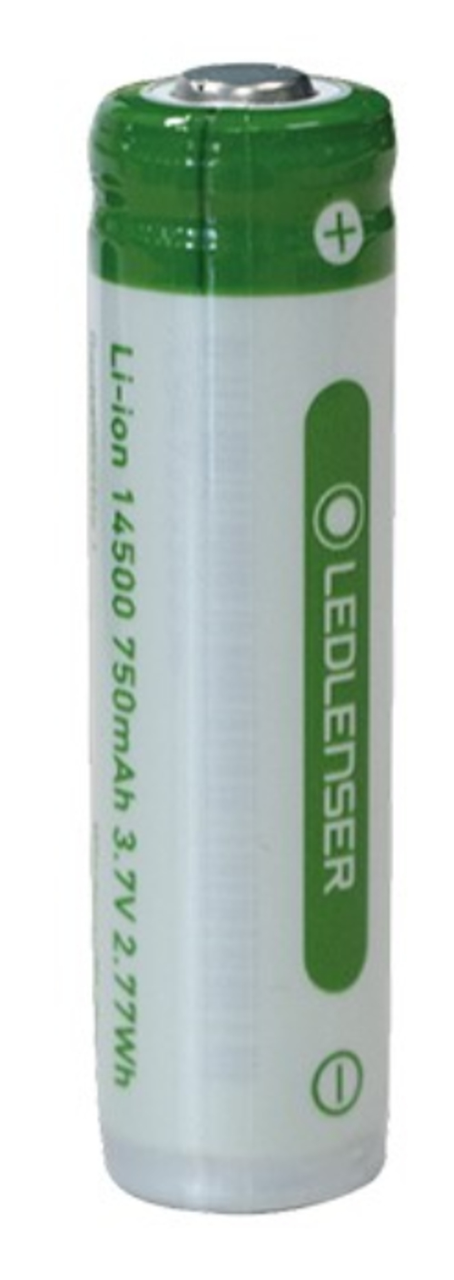 Ledlenser 14500 Li-ion Rechargeable Battery 750mAh fits various MH, P, ML series