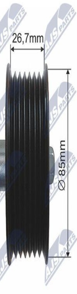 N.T.Y. RNK-FR-045.NTY Deflection/Guide Pulley, V-belt for FORD,MERCEDES-BENZ