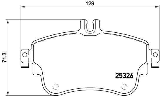 Fits BREMBO KLOCKI SZCZEKI CYLINDERKI P 50 094 BRAKE PADS FRONT MERCEDES A W176 - Image 20
