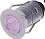 Saxby 59136 Ikon Pro 25mm Round Steel IP67 RGB Decking Kit Garden LED Lights