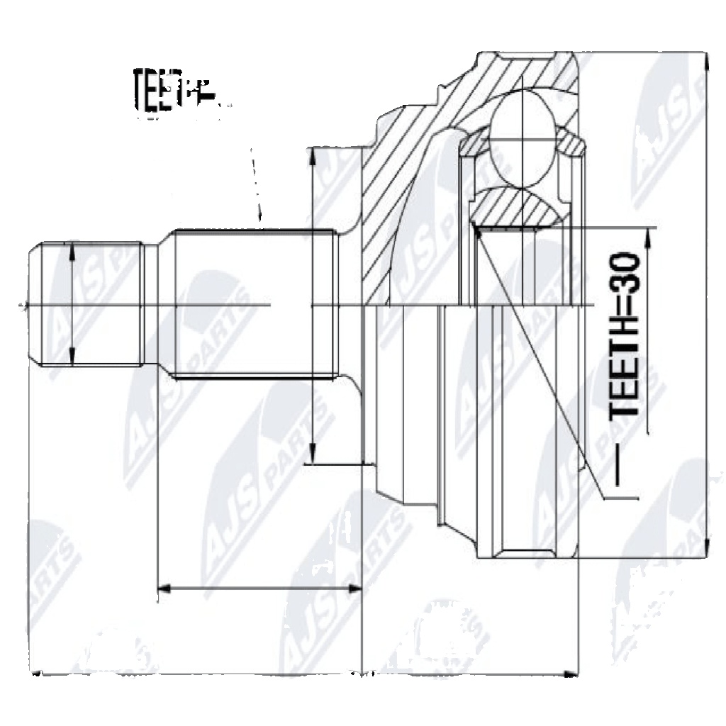 Fits NTY NPZ-VW-013 OUTER CV JOINT  ⭐UK Stock⭐ - Image 9