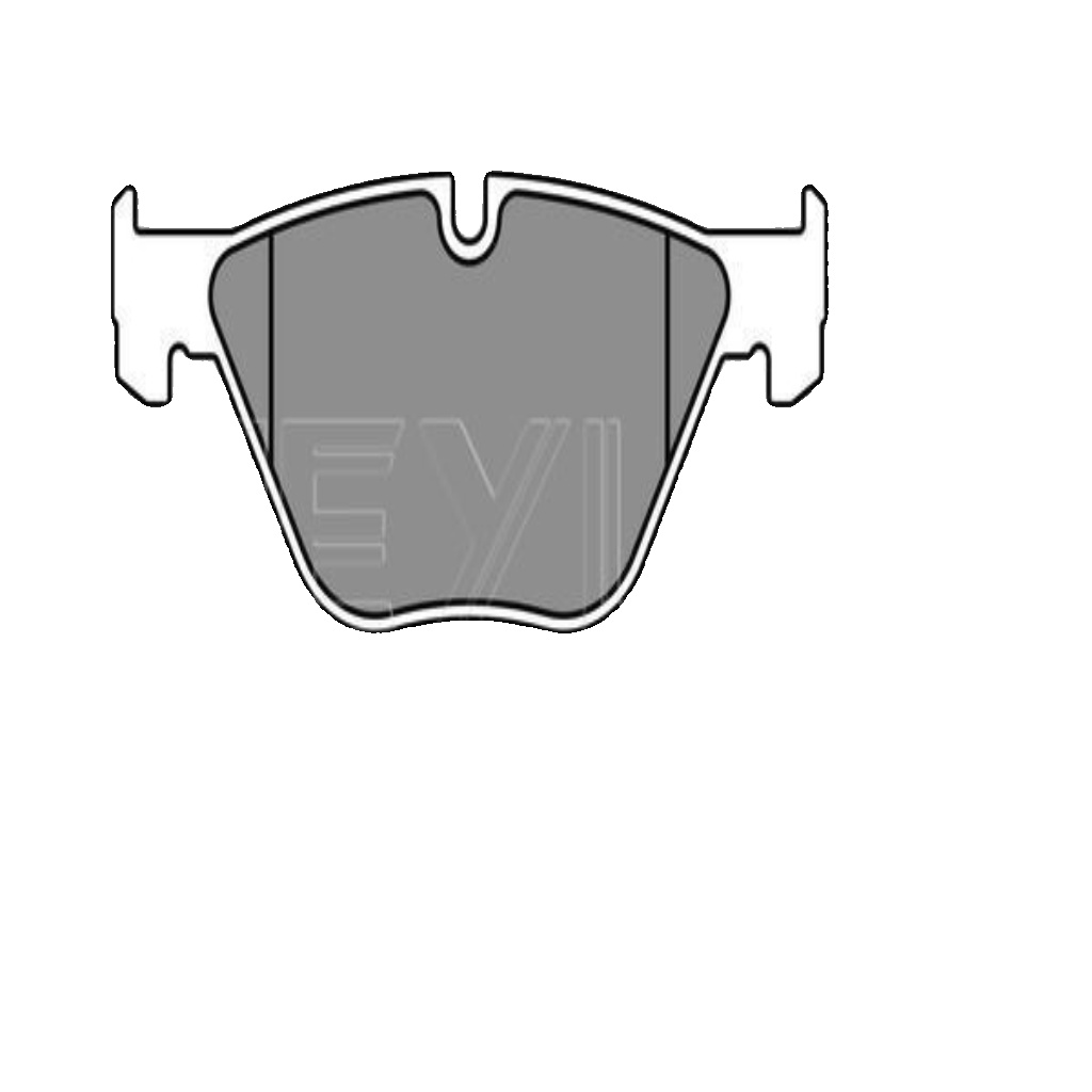 MEYLE Brake Pad Set Front With Anti-Squeak Plate H68.3mm Fits BMW 3 Series X1