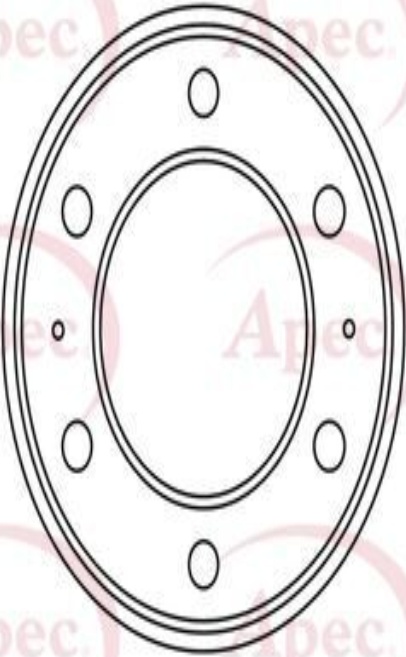APEC DSK2898 Brake Disc Front Vented 319mm Outer Ø Fits Toyota Hilux Hilux Vigo