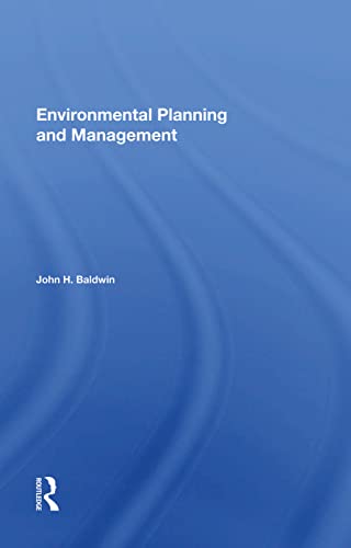 Environmental Planning And Management - 9780367005856