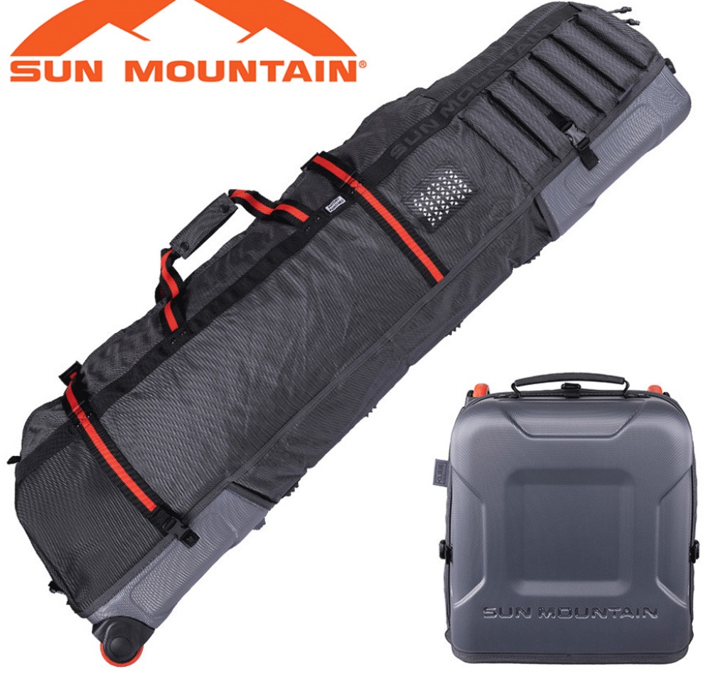 Gold Gear Direct - Sun Mountain Kube Golf Travel Cover - Steel/Black/Rush - Image 2