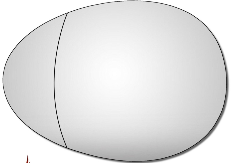 For Mini Paceman R61 2012-2017 Wide Angle Wing Door Mirror Glass Left Hand Side