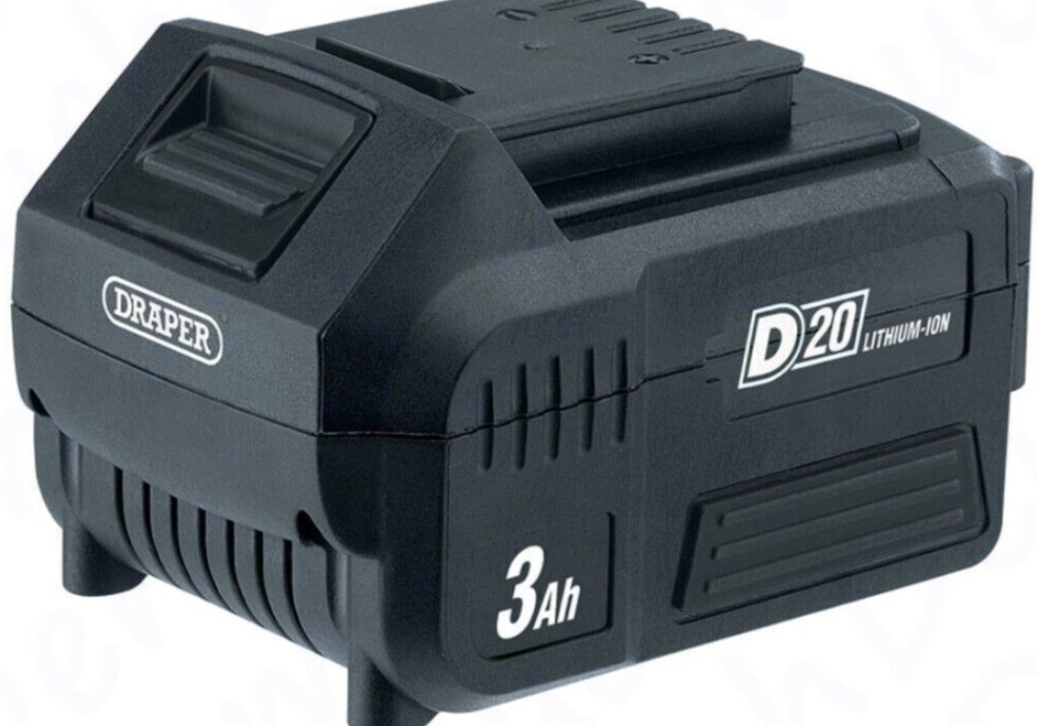 Draper 00649 D20 20V Li-ion Battery 30Ah