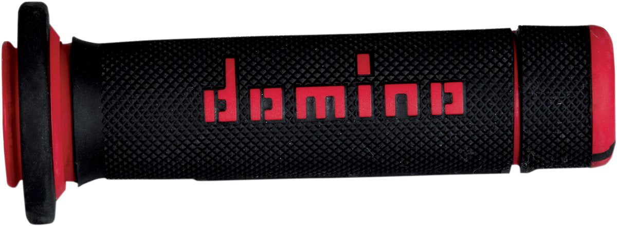 Free Shipping Black-Red Closed Domino ATV Grips For Motorcycle Parts