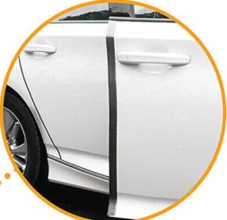 Car Stickers Door Sill Scuff Anti Scratch Tape Protection 5M*10CM Carbon Fiber