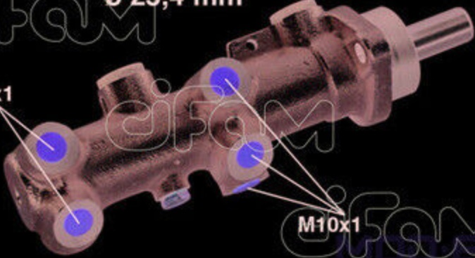 Original METZGER Master Brake Cylinder 202-239 For Citroën Fiat Peugeot