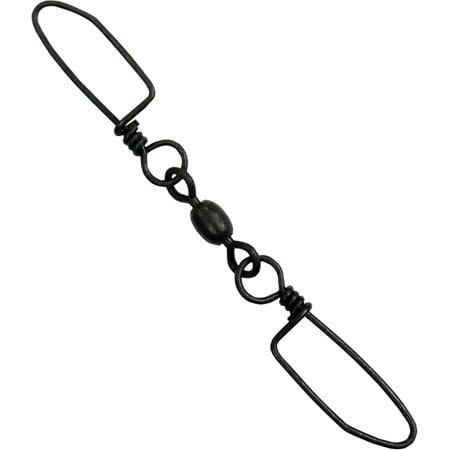 Sea Striker DSS75-4Pk BillFisher Double Snap Swivel Black Stainless Steel 75Lb