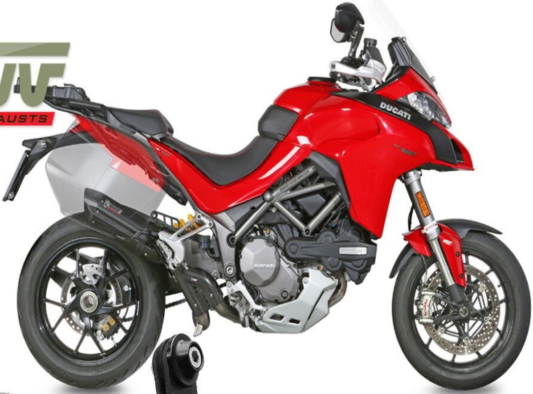 Mivv Exhaust Muffler Suono Black Inox black DUCATI MULTISTRADA 1200 2015 > 2017