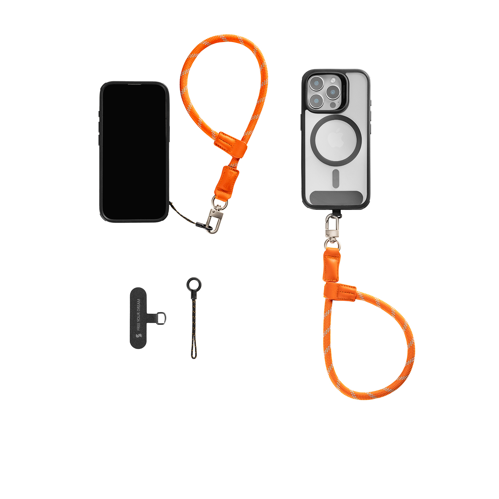 SmallRig Adjustable Phone Wrist Strap 38cm Leather &Nylon Wrist Strap for iPhone