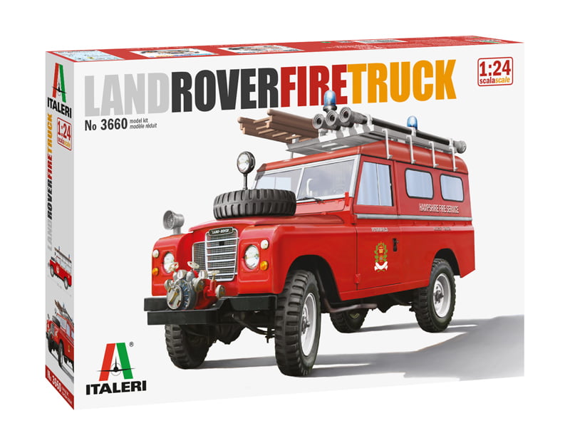 ITALERI 1:24 1/24 Land Rover Fire Truck Model Kit 3660 - Image 3