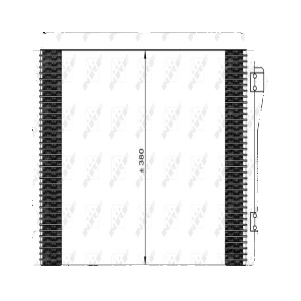NRF-OE 35656 Condenser, air conditioning for VW