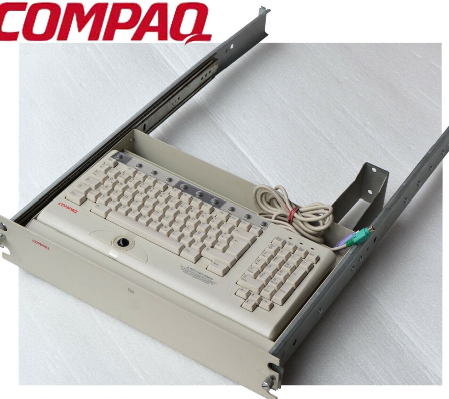 PS2 Keyboard With Trackball With Rails FÜR48CM 19 "" Server Tower Server Rack MM