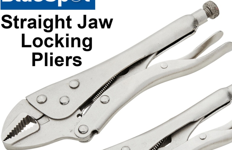 3 pc Straight Jaw Locking Pliers set in Wallet 125mm 180mm 250mm Mole Grips