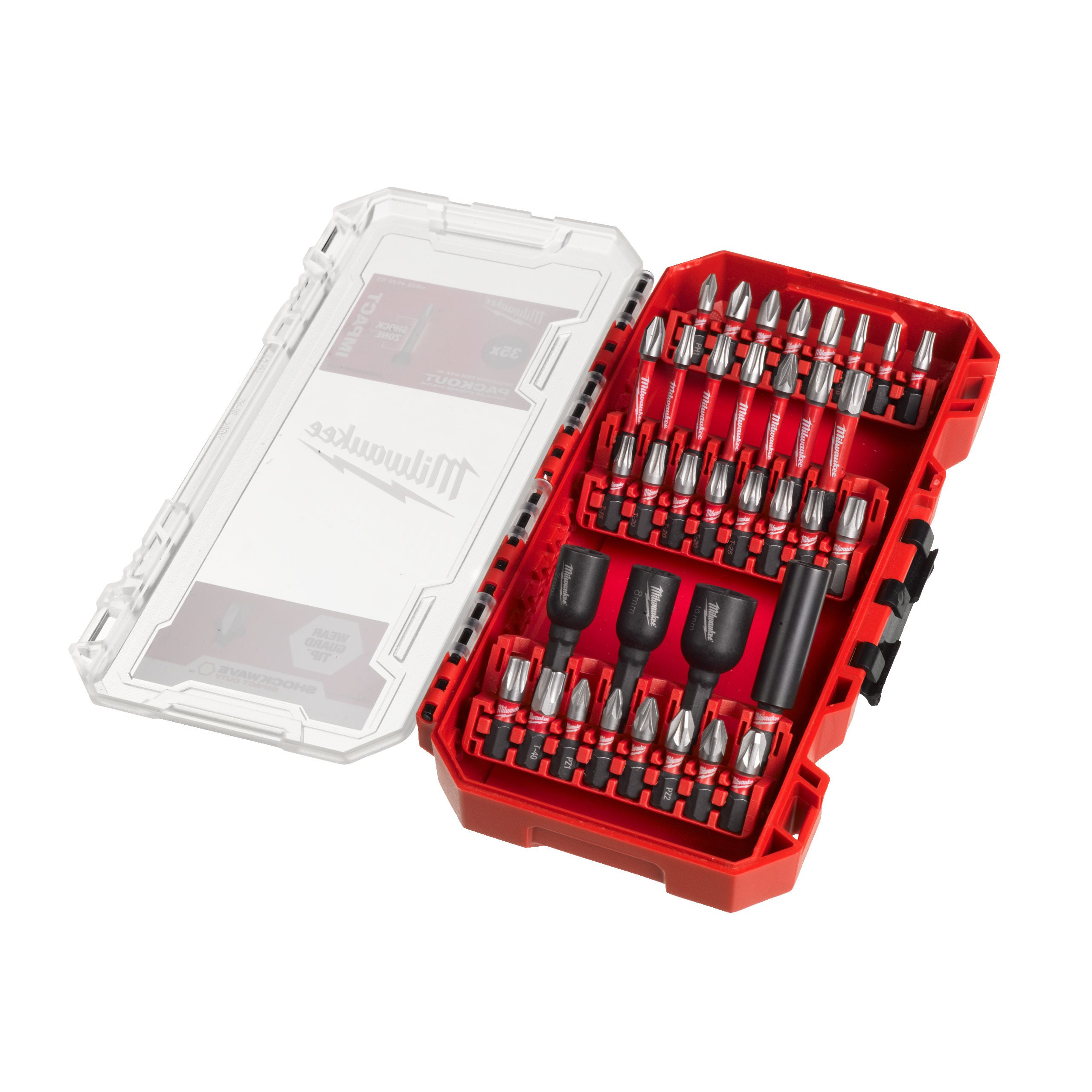 Genuine Milwaukee 35 Piece SHOCKWAVE Impact Duty Driver Bit Set FREE P&P VAT INC
