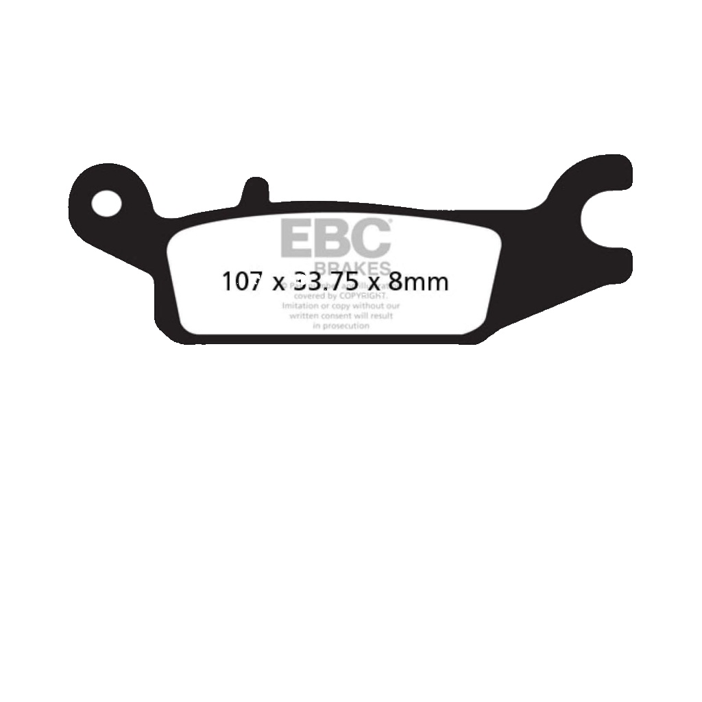 EBC TT Brake Pads Front Left for Yamaha YFM 700 Kodiak EPS Multi Disc Wet 18-22