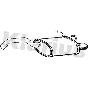 Klarius box with tail pipe fits Fiat 500 1.4 sport 08- FT854G