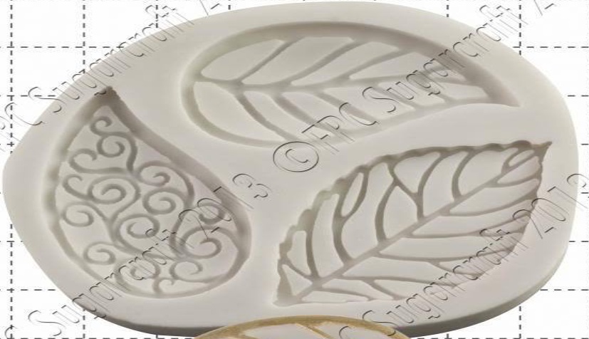 Silicone mould Filigree Leaves | Food Use FPC Sugarcraft FREE UK shipping!