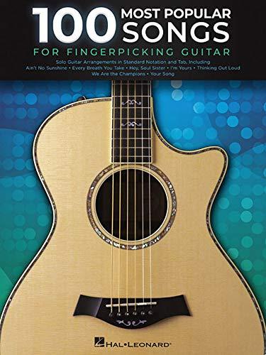 100 Most Popular Songs for Fingerpicking Guitar PAPERBACK 9781540027542