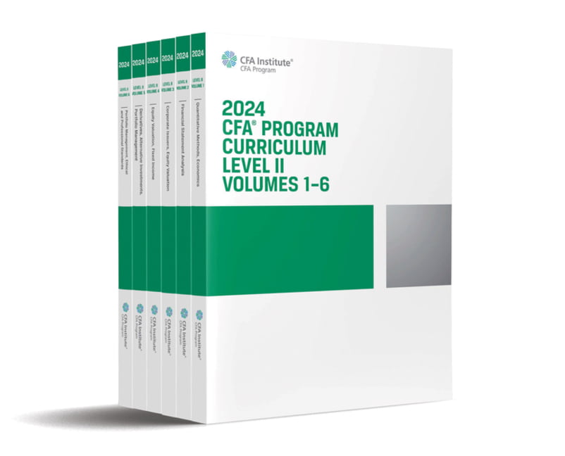 2024 CFA Program Curriculum Level II Box Set, Volumes 1 - 6 b... - 9781953337689
