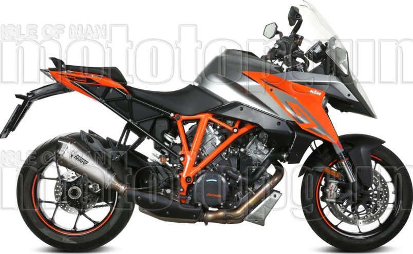 Mivv exhaust slip-on Delta Race approved steel KTM 1290 SuperDuke GT 2016-2023