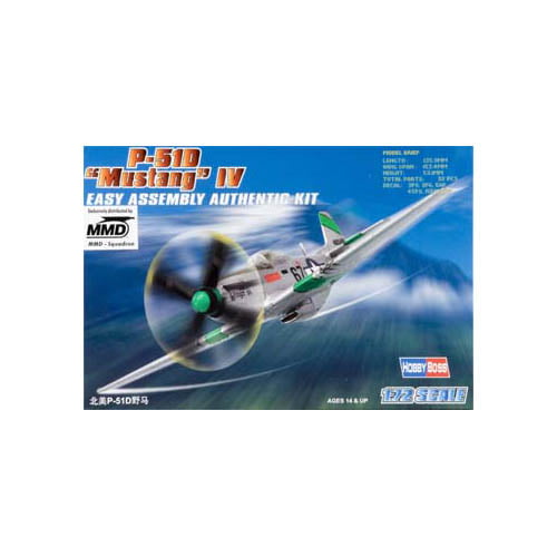Hobbyboss Hbb80230 - 1:72 - P-51D Mustang Iv Size 1