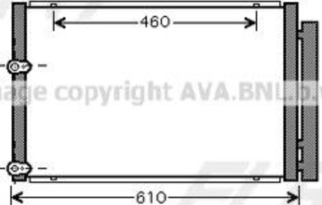 ✅Fits AVA TO5429D AIR CONDITIONING RADIATOR TOYOTA PRIUS (2004) PRIU ⭐UK Seller⭐