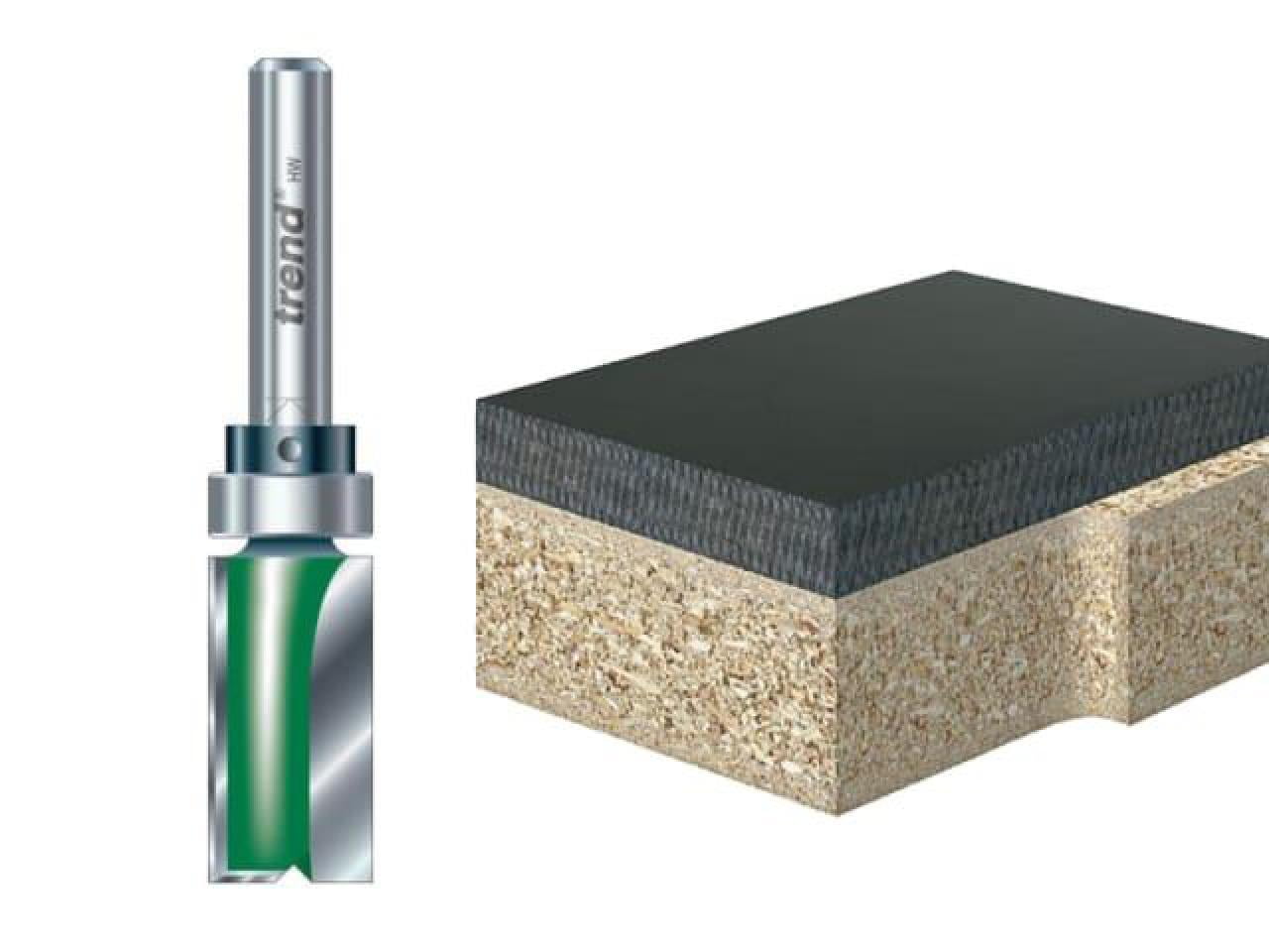 Trend C121X1/4TC CraftPro Guided Template Profiler 12.7mm Dia x 25.4mm Cut x 1/4