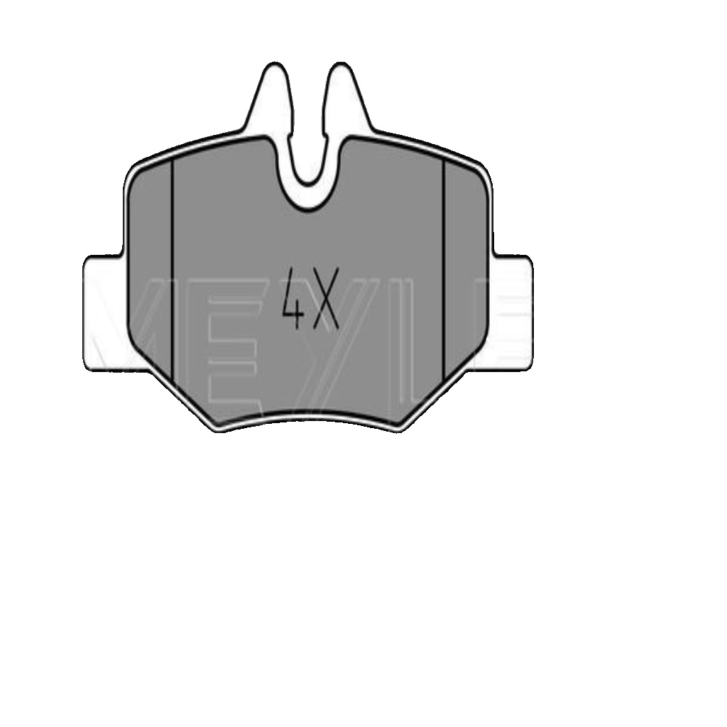 Rear MEYLE 025 240 0817 Brake Pad Set, disc brake for MERCEDES-BENZ,MERCEDES-BEN