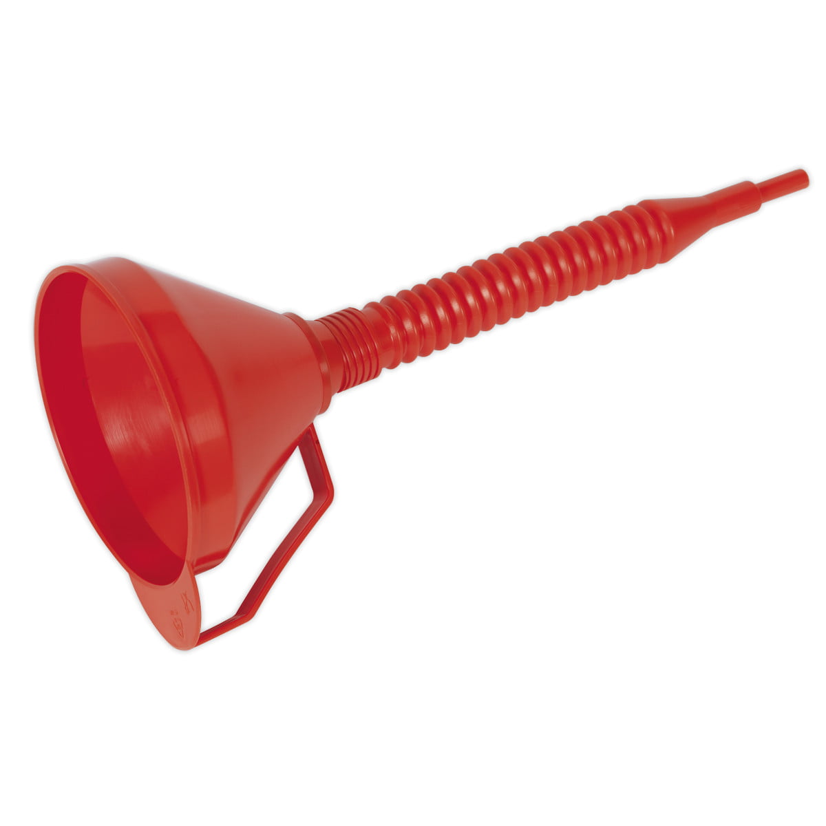 Sealey Ø160mm Funnel with Flexible Spout & Medium Filter Fuel & Oil Resistant - Image 5
